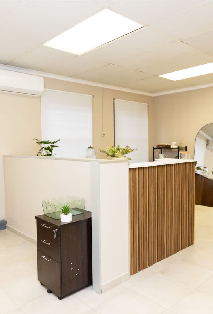 Studio reception area